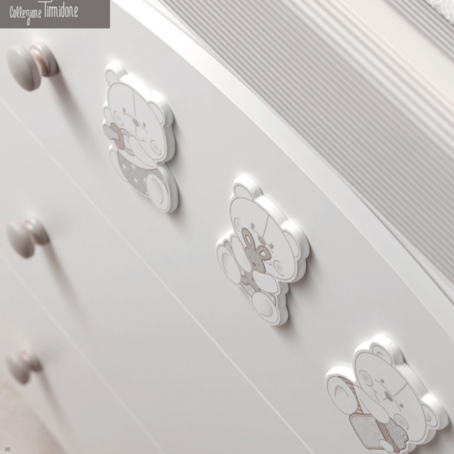 Пеленальный комод Erbesi Timidone (Тимидон) песочный (tortora)