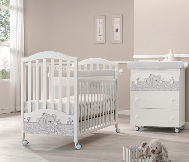 Кроватка Erbesi Birba (Бирба) белый