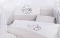Комплект постельного белья  Lepre Fantasia (Фантазия), кремовая полоска, расширенная комплектация