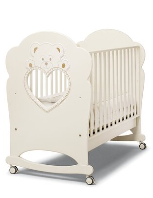 Кроватка Erbesi Cucciolo (Куккиоло) слоновая кость (Avorio) Кроватка Erbesi Cucciolo (Куккиоло) слоновая кость (Avorio)