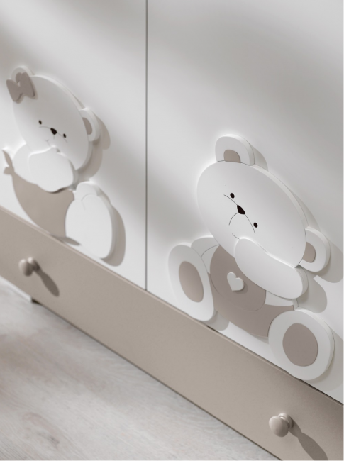 Шкаф Erbesi  Mirtillo (Миртилло) белый (white/bianco)