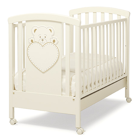 Кроватка Erbesi Lulu (Лулу) слоновая кость (ivory) Кроватка Erbesi Lulu (Лулу) слоновая кость (ivory)