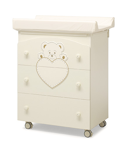Пеленальный комод Erbesi Lulu (Лулу) слоновая кость (Ivory) Пеленальный комод Erbesi Lulu (Лулу) слоновая кость (Ivory)