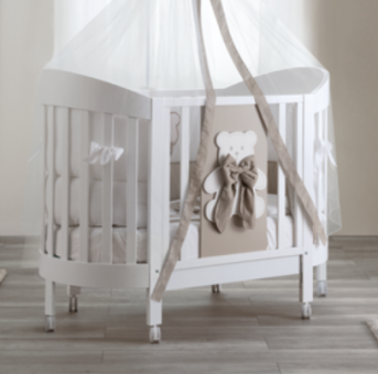 Кроватка Pali Lillo B Ovale, матрас в комплекте 