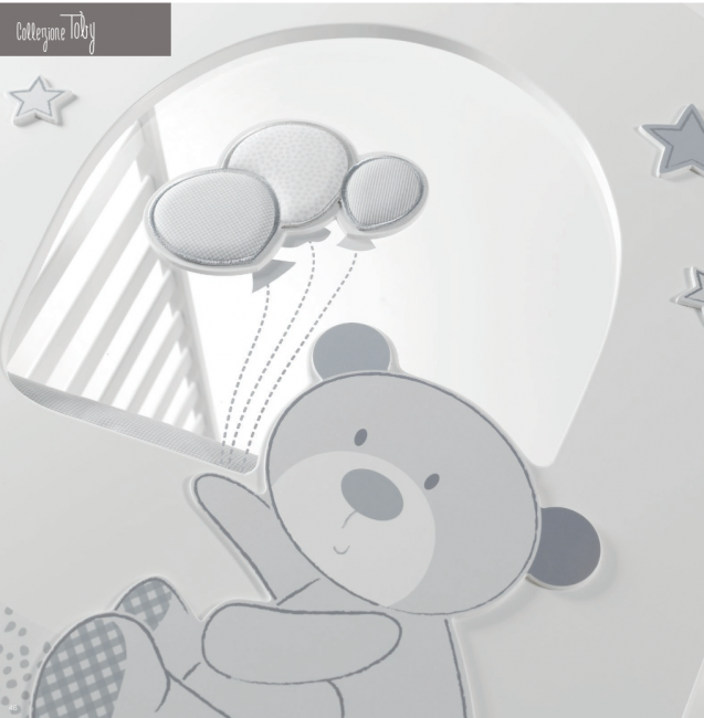 Кроватка Erbesi Tobia (Тобиа) белый (bianco) Кроватка Erbesi Tobia (Тобиа) белый (bianco)