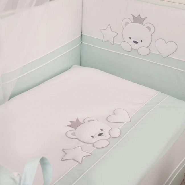 Комплект постельного белья  Lepre Miky, мятный , расширенная комплектация