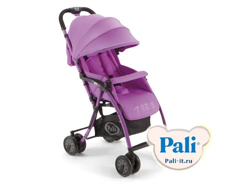 Прогулочная коляска Pali Tre.9  Berry Purple (пурпурный)