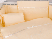 Комплект постельного белья Lepre Romantica ,кремовый, расширенная комплектация Комплект постельного белья Lepre Romantica ,кремовый, расширенная комплектация