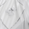 Комплект постельного белья Erbesi Bubu (Бубу) белый с серой полоской (White/Gigio) 